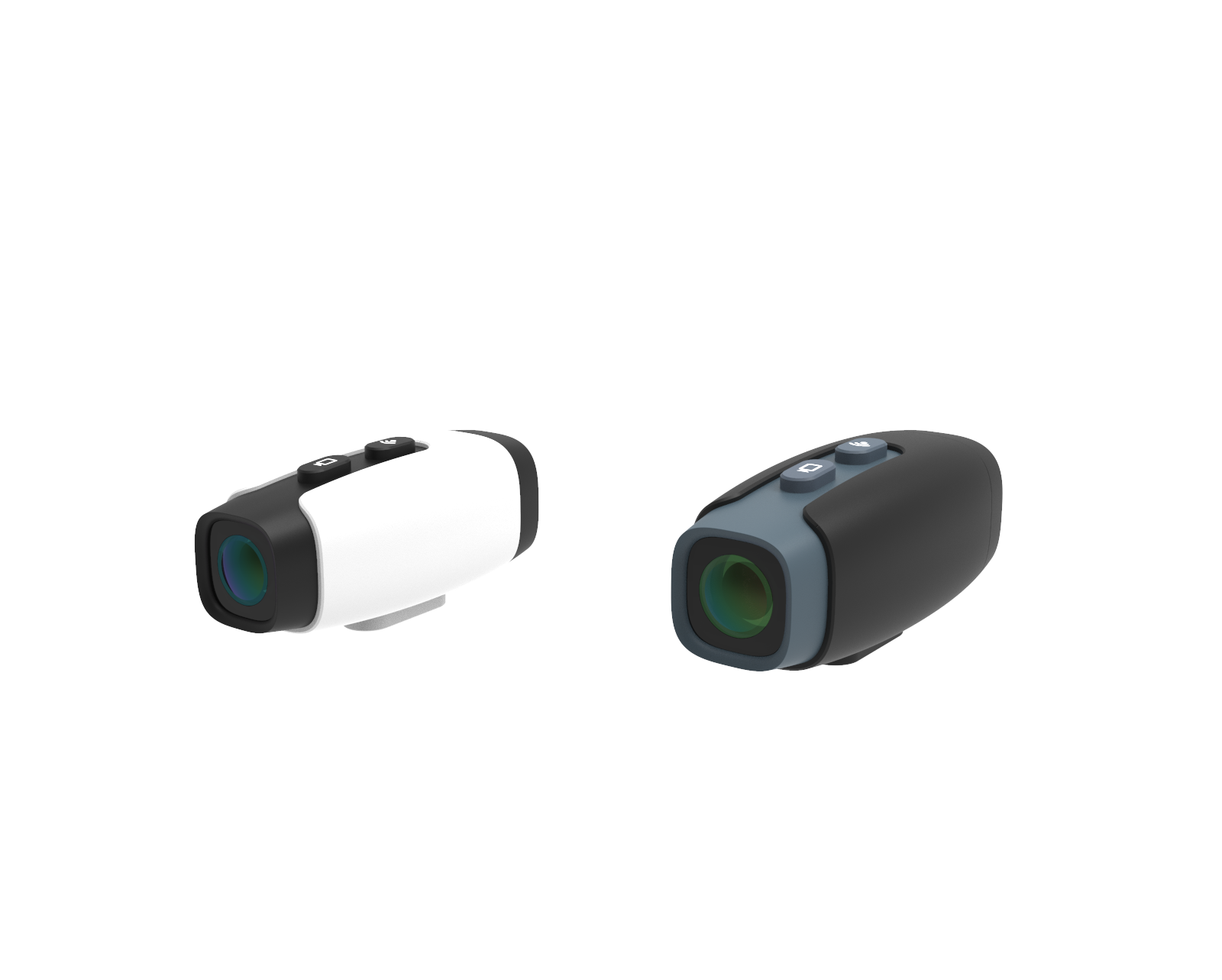 SCSETC Cam-S and Cam-X motorcycle dashcams side by side